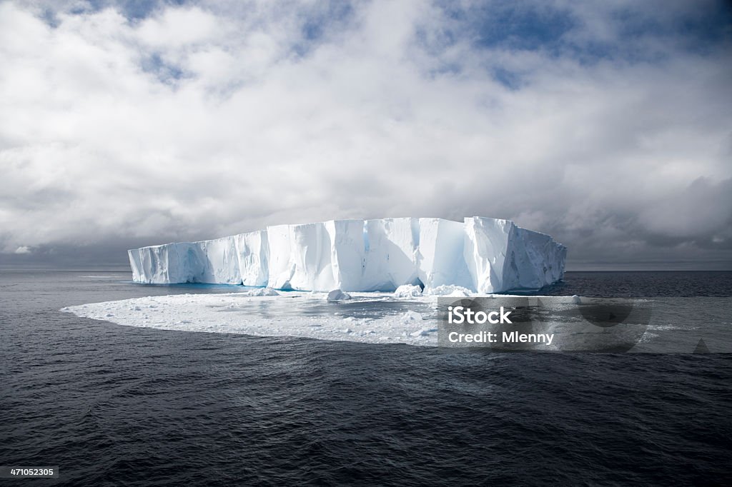 Schmelzen Eisberg/Treibhauseffekt - Lizenzfrei Antarktis Stock-Foto