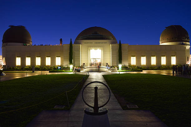 Griffith Observatory by Night stock photo