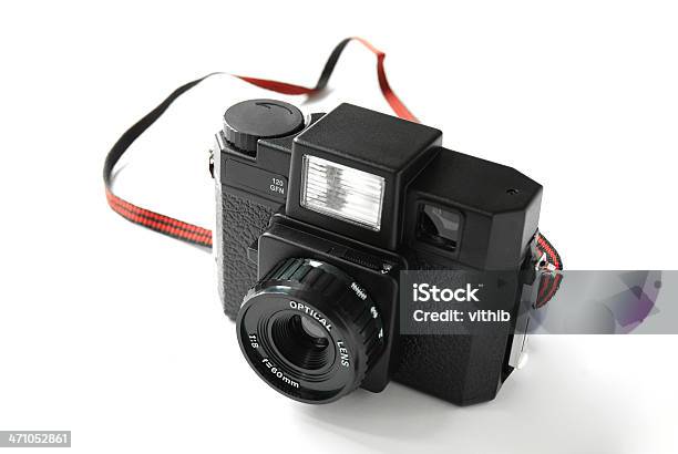 Schwarzem Kunststoff Kamera Isoliert Auf Weißem Hintergrund Stockfoto und mehr Bilder von Amateur