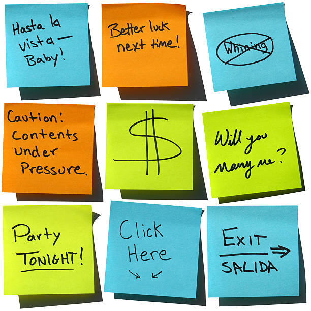 istock "Say it with Stickies": LIFE Ideas Post-it Notes 471052943