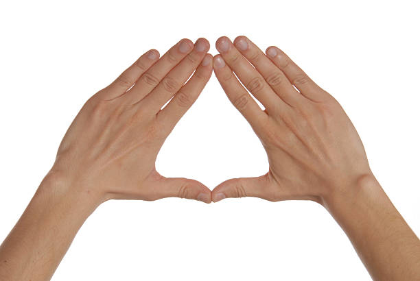 istock Man is showing a love sign 471053591