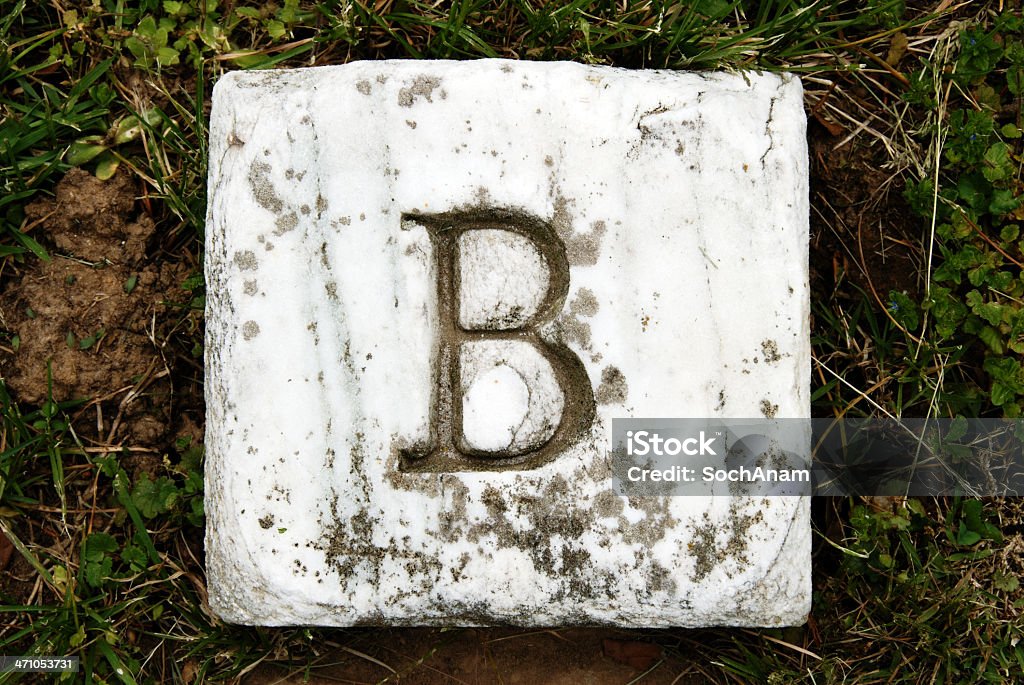 Serie-Lettera B - Foto stock royalty-free di Alfabeto