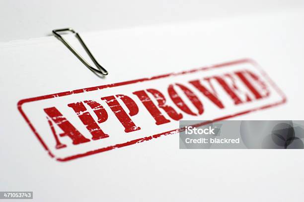 Approved Stock Photo - Download Image Now - Agreement, Authority, Business