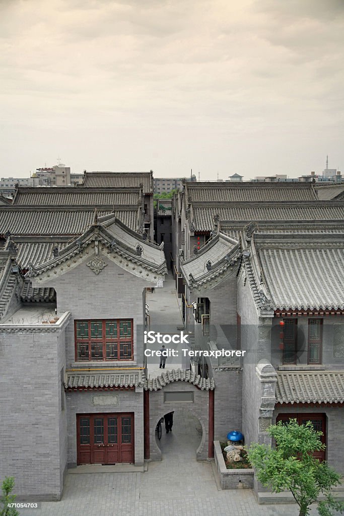 Mosaico Telhados da Cidade Velha em Xi'an - Royalty-free Adulto Foto de stock
