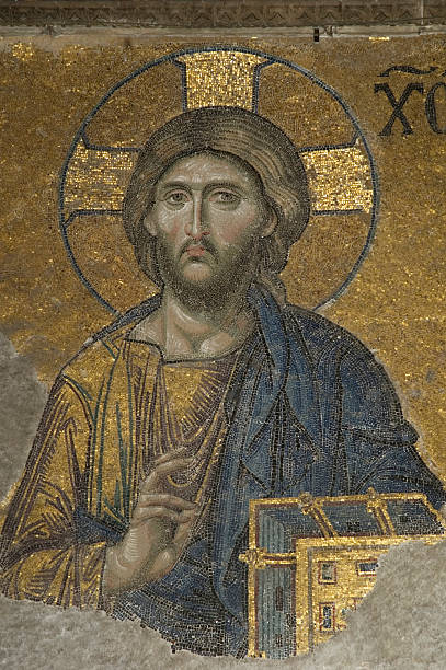 istock Mosaic Details from Hagia Sophia 471054807