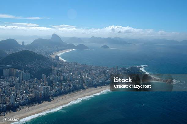 Veduta Aerea Di Rio De Janeiro Spiaggia - Fotografie stock e altre immagini di Parco dei divertimenti ambulante - Parco dei divertimenti ambulante, Spiaggia di Copacabana, Architettura