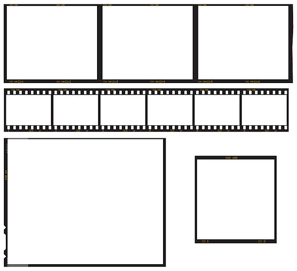 Transparency and Film Frames Series of transparency film frames. 35mm Film Strip, 5"x4" Film Plate, 120 film 60mm x 60mm, 120 film 80 x 60mm. Clip Path for all frames. Great for any proportion or format of image. Available as an XXXL format. negatives stock pictures, royalty-free photos & images