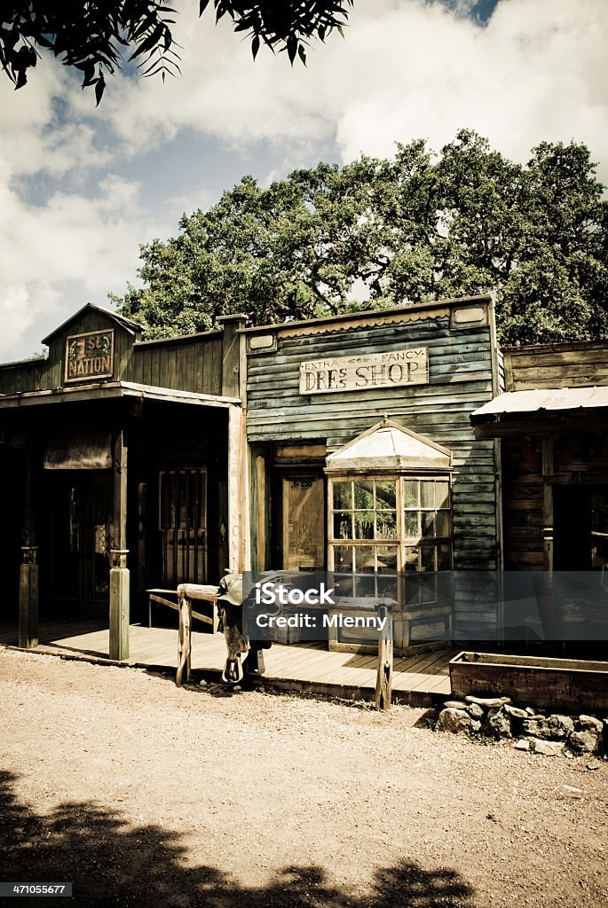 Cidade do velho oeste - Foto de stock de Austin - Texas royalty-free