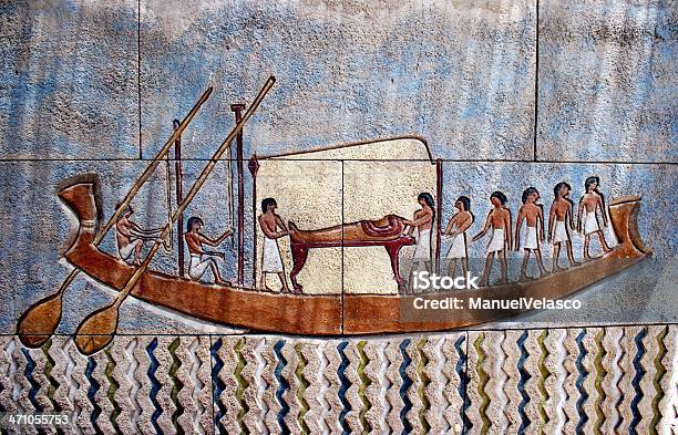 이집트인 마미 배송 Ra 고대 이집트 문화에 대한 스톡 사진 및 기타 이미지 - 고대 이집트 문화, 고대의, 범선-선박