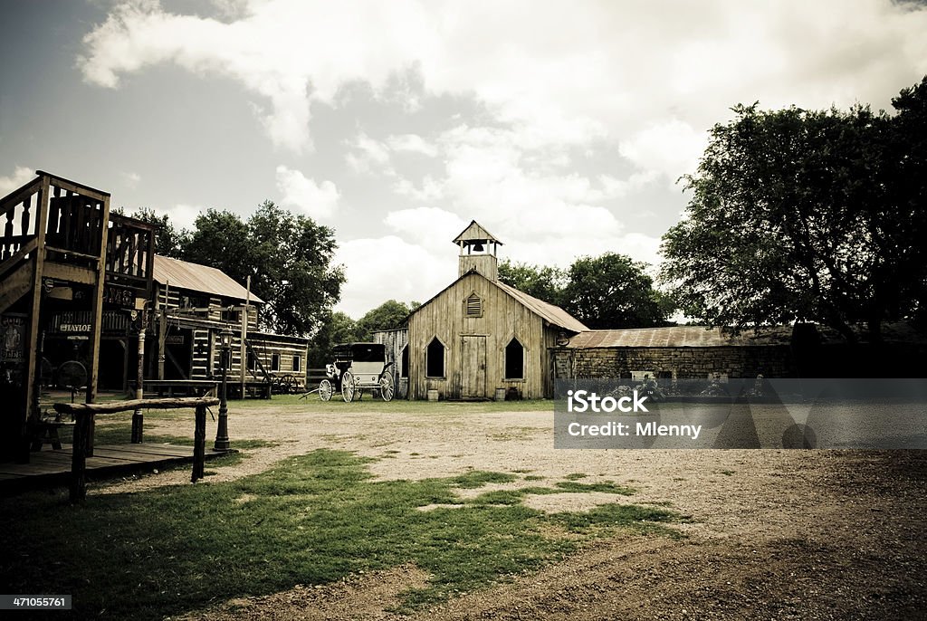 Antica Wild West Town - Foto stock royalty-free di Il passato