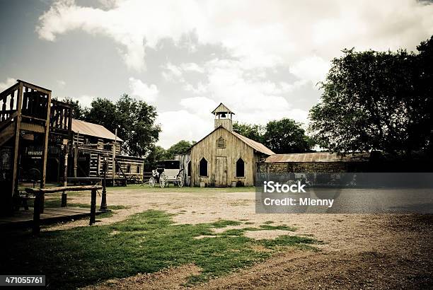 Starożytny Dziki Zachód Miasto - zdjęcia stockowe i więcej obrazów Przeszłość - Przeszłość, Stary, Stan Teksas