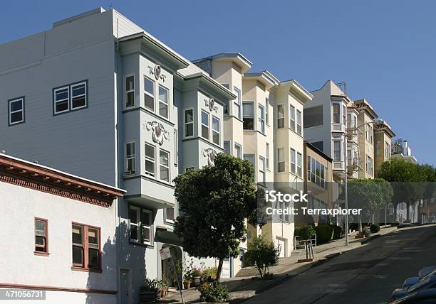 Foto de Casas Em Uma Colina e mais fotos de stock de América do Norte - América do Norte, Arquitetura, Califórnia