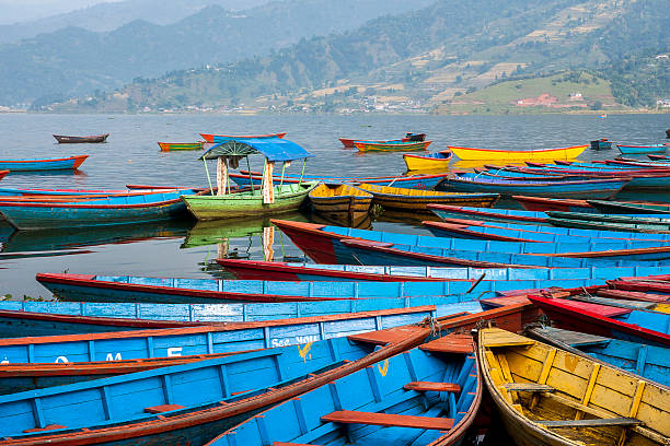 istock view of the lake in Pokhara 471057792