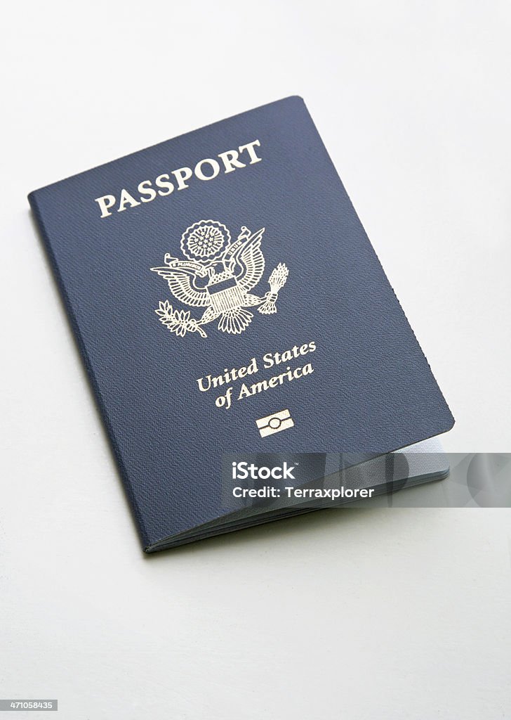 米国 E-Passport - パスポートのロイヤリティフリーストックフォト