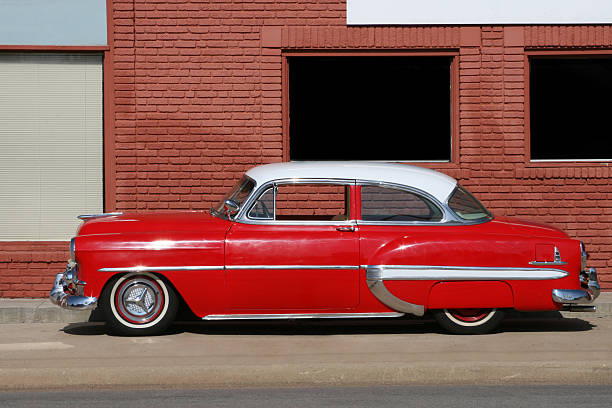 Chevy Bel-Air A photograph taken in Oklahoma. bel air photos stock pictures, royalty-free photos & images