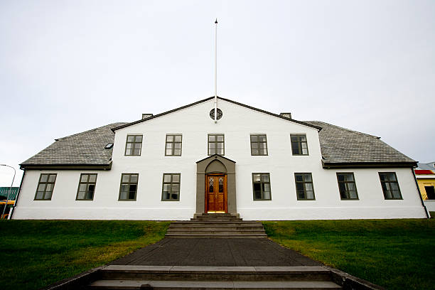 Prime Minister's Office Building, Government Building, in Downtown Reykjavik, Iceland.
