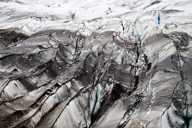 アイスランド svinafellsjokull 氷河 - ice arctic crevasse glacier ストックフォトと画像