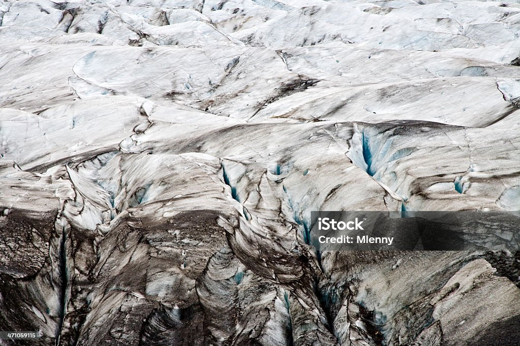 Glacier текстуру Исландия Svinafellsjökull - Стоковые фото Skaftafell роялти-фри