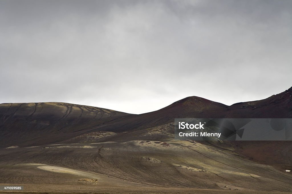Góra krajobraz, Islandia - Zbiór zdjęć royalty-free (Islandia)