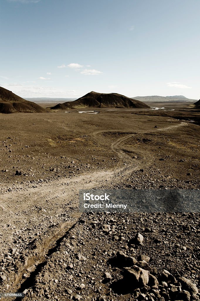 사막 Road - 로열티 프리 0명 스톡 사진