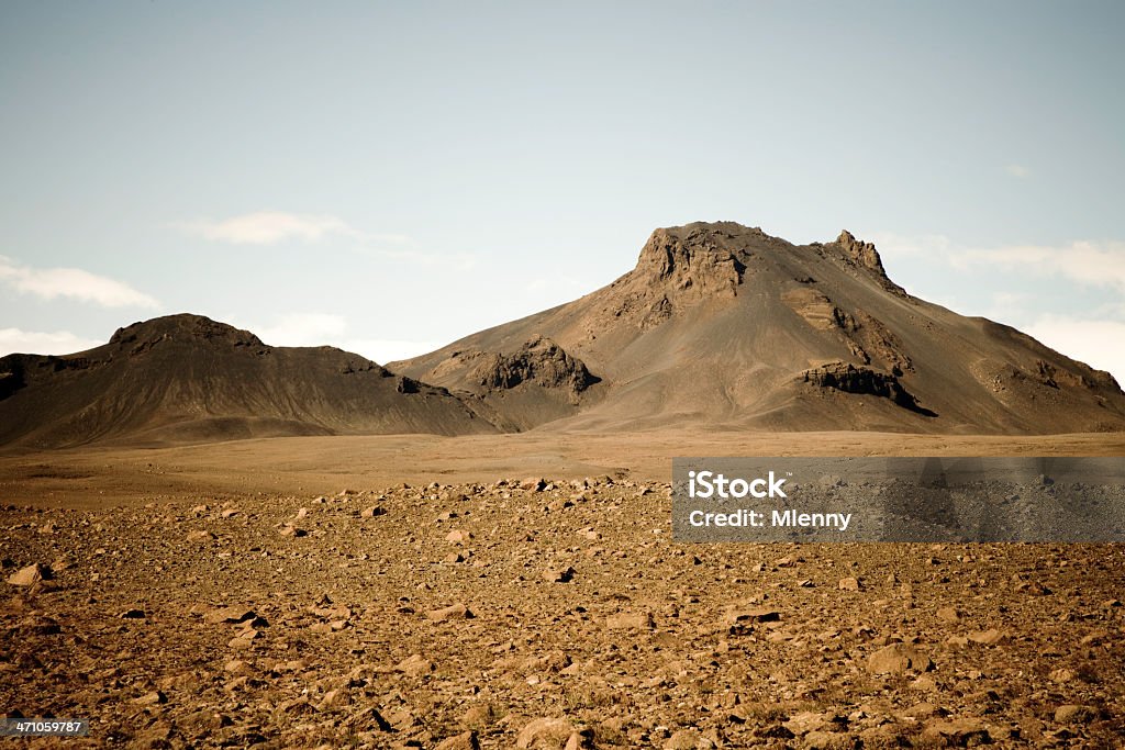 Islande montagnes du désert - Photo de Beauté libre de droits