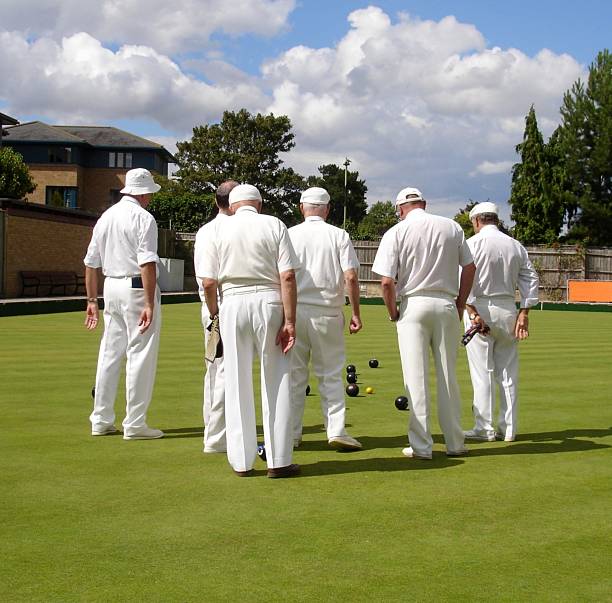 istock White's game of lawn bowls 471059835
