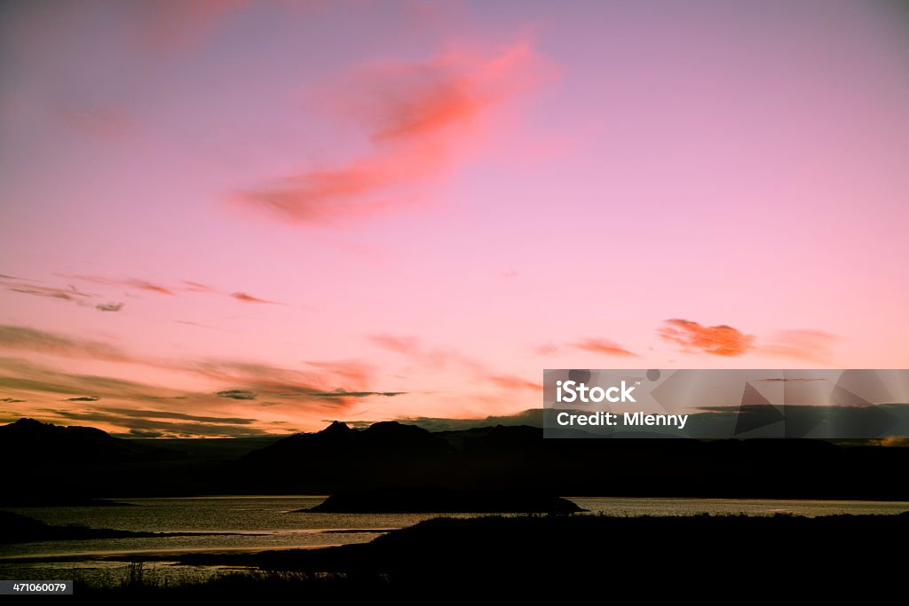 アイスランド夕暮れの風景 - アイスランドのロイヤリティフリーストックフォト