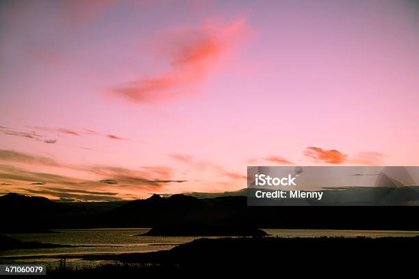 アイスランド夕暮れの風景 - アイスランドのストックフォトや画像を多数ご用意 - アイスランド, ウェストフィヨルズ, シルエット