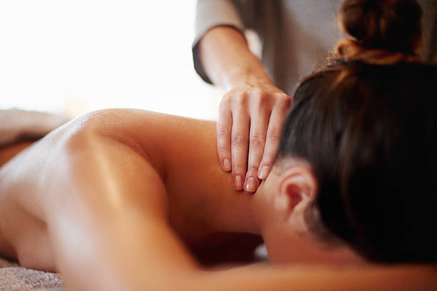 istock Massaging her tension away 471060258
