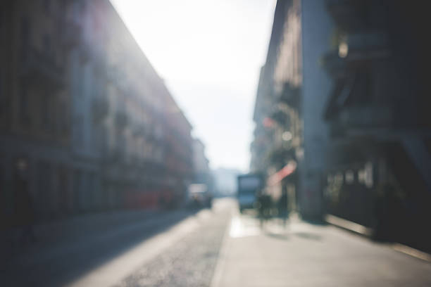 istock urban blurred landscape background  during sunset in winter 471060558