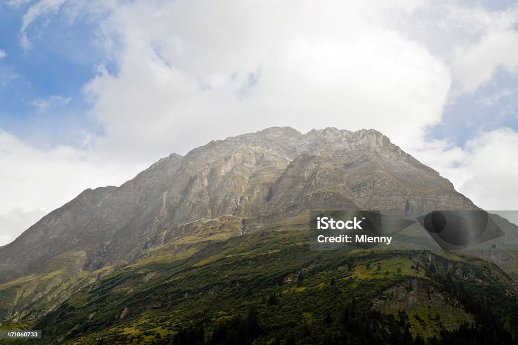 Alpes Europeus Suíça - Royalty-free Ajardinado Foto de stock