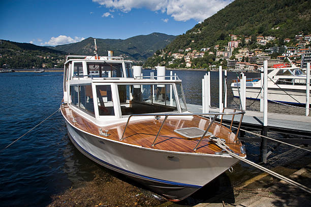 istock Motorboat Lake Como Italy 471060745
