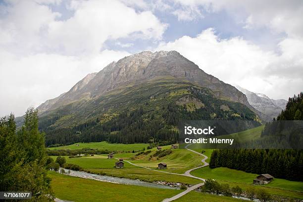 Schweizer Alpen Heidiland Stockfoto und mehr Bilder von Alpen - Alpen, Anhöhe, Baum