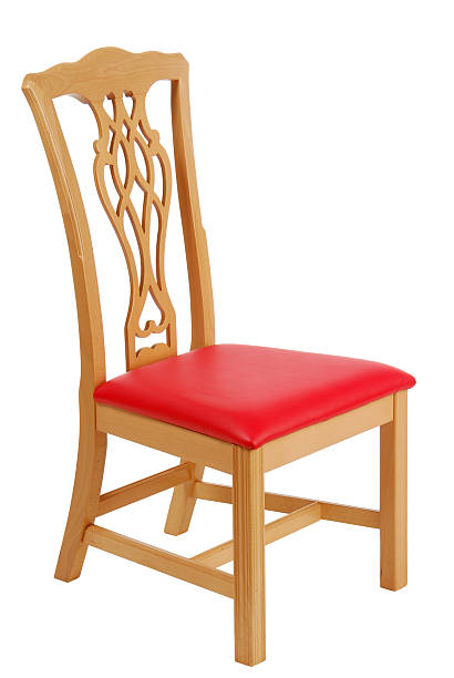 istock Wooden chair with textile 471061319