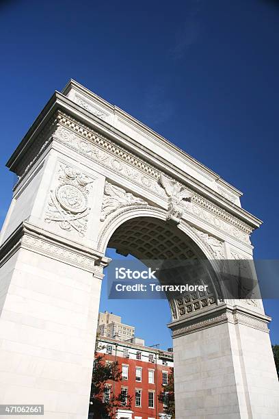 Arco De Washington Square - Fotografias de stock e mais imagens de Arco de Washington Square - Arco de Washington Square, América do Norte, Ao Ar Livre