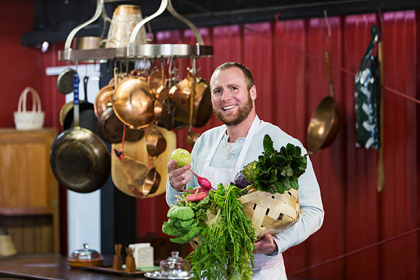 istock Chef in a farm to table restaurant 471063696