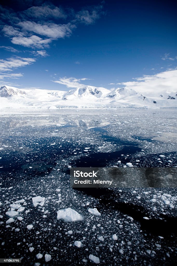 Antarctique-chemin Ice Floes - Photo de Antarctique libre de droits