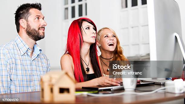 Creative Day In The Office Stock Photo - Download Image Now - 20-29 Years, 2015, Adult