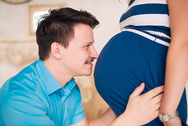istock Young family waiting baby 471064654