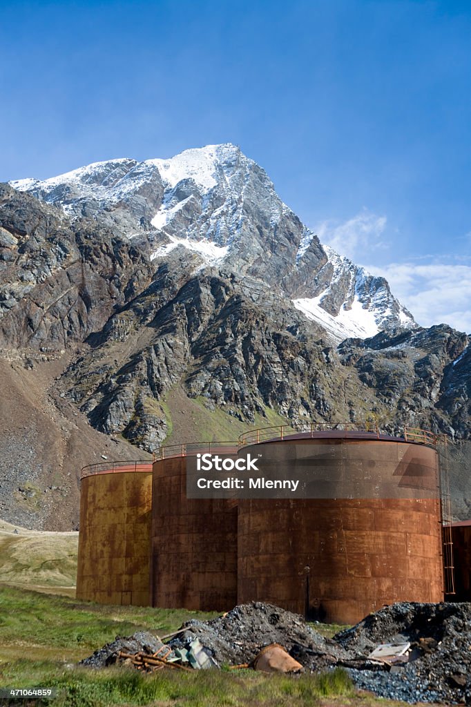 Whaling depósitos de aceite Georgias del Sur - Foto de stock de Abandonado libre de derechos