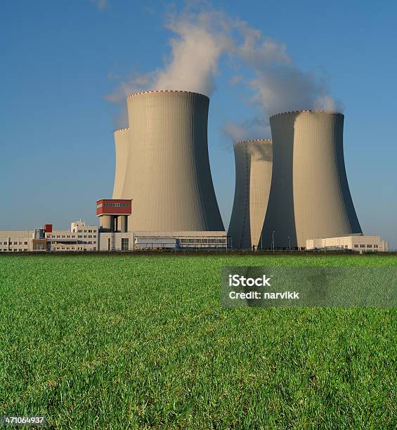 Nuclear Power Plant Stock Photo - Download Image Now - Atom, Nuclear Power Station, Radioactive Contamination