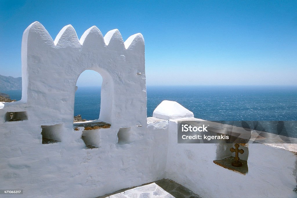 Kloster Hozoviotissa - Lizenzfrei Amorgos Stock-Foto