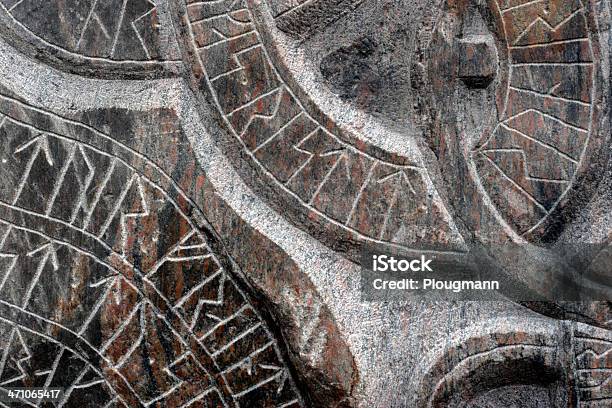 Rune Stone Stock Photo - Download Image Now - Runes, Viking, Denmark