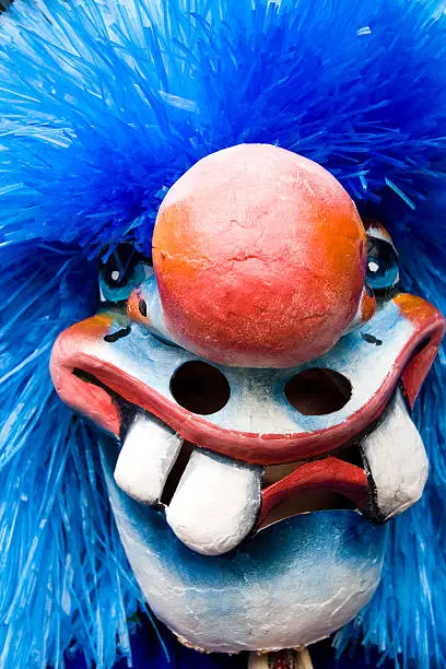 Close up shot of a carnevalmask from the " Basler Fasnacht".