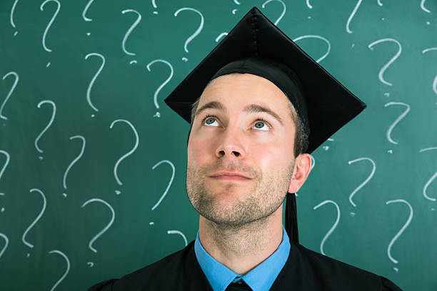 istock Portrait Of University Student Looking Up 471065692