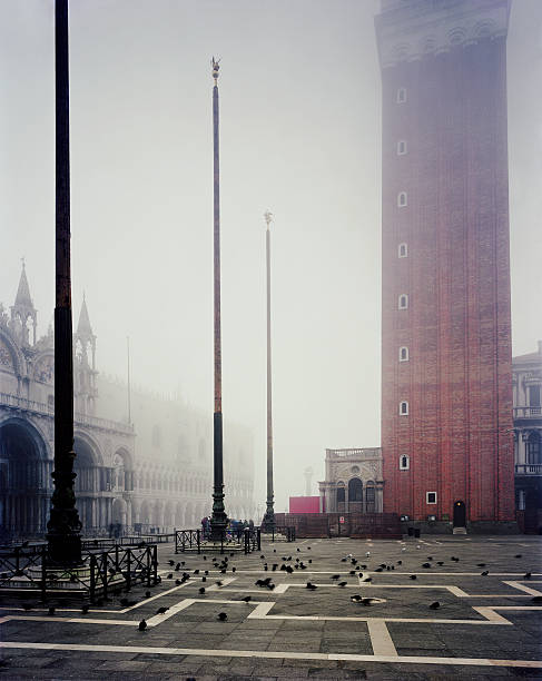 istock St.Mark's Square in fog, Venice, Italy. 471065799