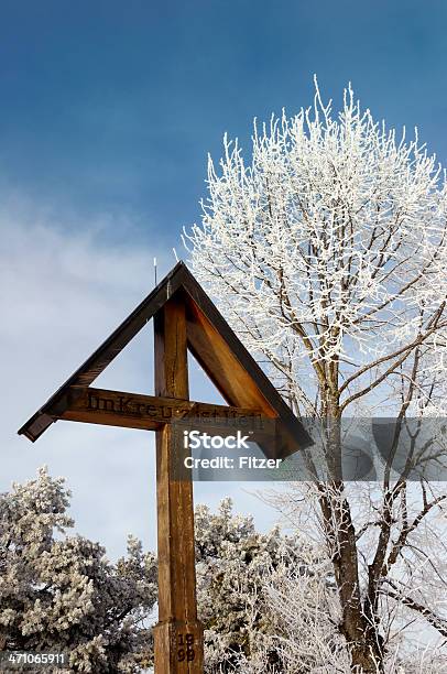 Foto de O Cruzamento Foi Salvation e mais fotos de stock de Azul - Azul, Branco, Brilhante - Luminosidade