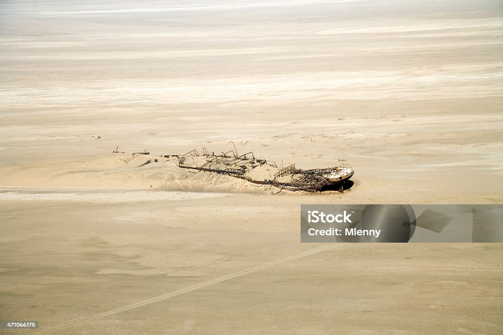 Naufrágio no deserto, Costa do Esqueleto Namíbia - Royalty-free Costa dos Esqueletos Foto de stock