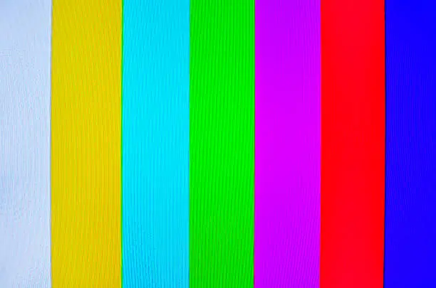 Photo of Analog TV Pattern.