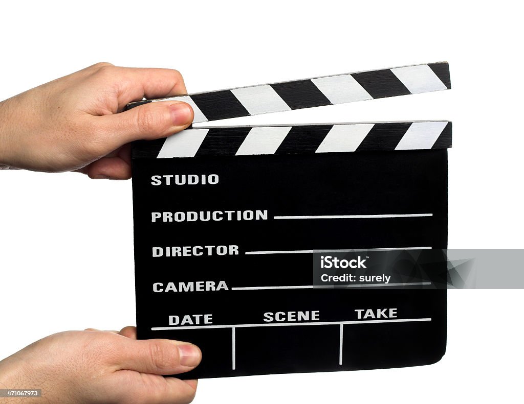 Фильм clapperboard - Стоковые фото Выступление роялти-фри